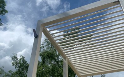 Pergola bioclimatique à Bouchemaine