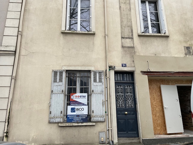 avant les travaux d'installation de vitrine à Angers