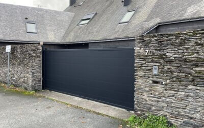 Installation de portail coulissant à Beaucouzé